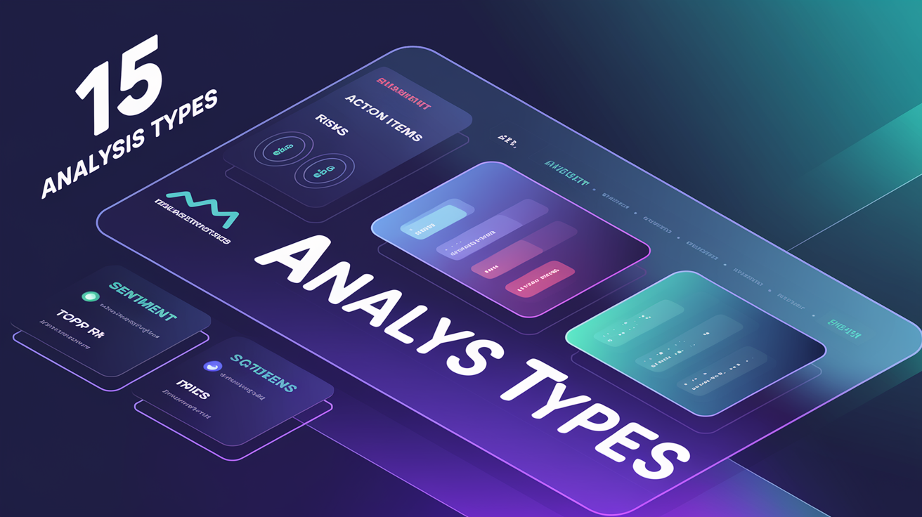 15 Types of Meeting Analysis Your Team Should Use